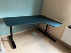 Bureau d’angle Bekant L- shape bleu petrole, Huis en Inrichting, Ophalen, Zo goed als nieuw, Bureau