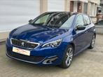 Peugeot 308 GT-line 1.2i Navi Camera Airco Keyless, Auto's, Voorwielaandrijving, Euro 6, 1199 cc, Blauw