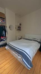 Openklapbaar bed met opbergruimte, Huis en Inrichting, Ophalen, Wit, Tweepersoons, 140 cm