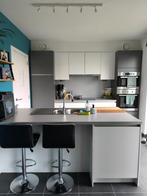 Moderne keuken met eiland, Huis en Inrichting, Keuken | Complete keukens, Ophalen, Gebruikt, Enkelwandige keuken, Kunststof