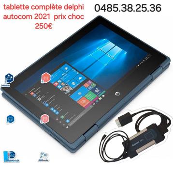 Pc tablette tactile HP diagnostic Delphi autocom 2021