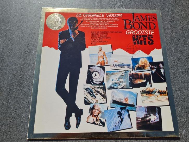 LP - James Bond grootste hits, CD & DVD, Vinyles | Pop, Enlèvement ou Envoi
