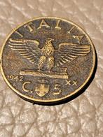 Oude munten Italië 1942 verzamelen, Verzamelen, Ophalen of Verzenden