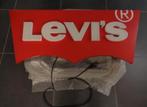Enseigne lumineuse Levi's XL, Enlèvement, Comme neuf, Table lumineuse ou lampe (néon)