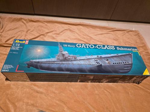 Revell US Navy Gato-Class Submarine – Modelbouwkit, Hobby en Vrije tijd, Modelbouw | Boten en Schepen, Nieuw, Revell, Ophalen
