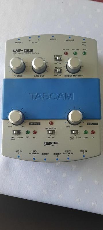 Tascam US-122 Audio midi interface. beschikbaar voor biedingen