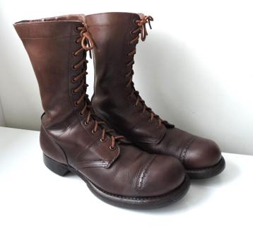 1940-45 US PARACHUTIST CORCORAN SPRINGSCHOENEN  PARATROOPER beschikbaar voor biedingen