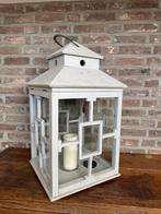 Lantaarn met kaars, Huis en Inrichting, Ophalen, Gebruikt, Wit, Kaars