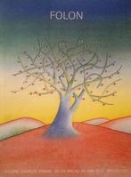 Jean-Michel Folon affiche originale Kriwin Bruxelles 1973, Ophalen of Verzenden