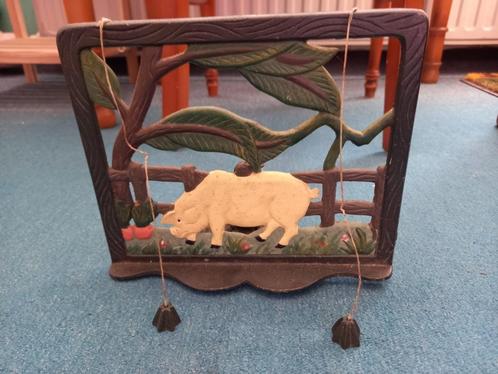 vintage design gietijzeren kookboekstaander heel zwaar 25€, Antiek en Kunst, Curiosa en Brocante, Ophalen
