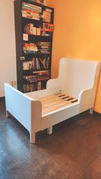 Kinderbed, Meegroeibed, wit, Busunge, Ophalen, 85 tot 100 cm, Zo goed als nieuw, Matras