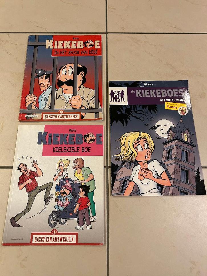 3 Kiekeboe strips (4€ voor de 3 samen), Boeken, Stripverhalen, Gelezen, Meerdere stripboeken, Ophalen