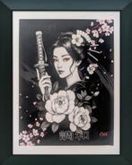 Geisha-schilderij — Creatie van kunstenaars, straatkunst, Antiek en Kunst, Verzenden