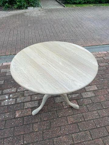 Flamant bijzettafel inklapbaar diameter 90 cm - eik verweerd beschikbaar voor biedingen