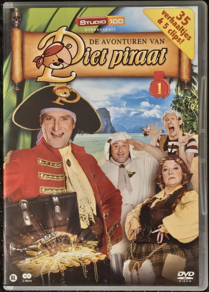 Studio 100 Piet Piraat, Cd's en Dvd's, Dvd's | Kinderen en Jeugd, Zo goed als nieuw, Ophalen of Verzenden