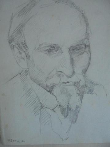 Paul Serusier  Tekening   Portret beschikbaar voor biedingen