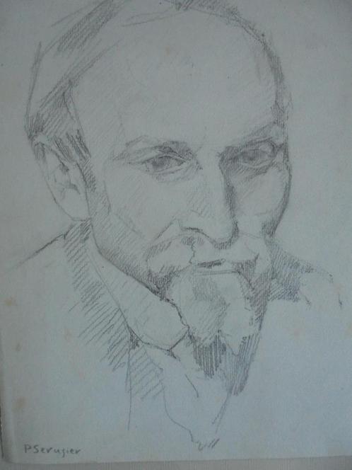 Paul Serusier  Tekening   Portret, Antiek en Kunst, Kunst | Tekeningen en Fotografie, Verzenden