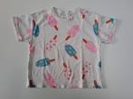Mt 98 Witte T-shirt met veelkleurige ijslollies, Kinderen en Baby's, Kinderkleding | Maat 98, Meisje, Ophalen of Verzenden, Zo goed als nieuw