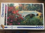 Puzzel Clementoni 6000 stukjes Magnolia garden, Ophalen of Verzenden, Meer dan 1500 stukjes, Gebruikt, Legpuzzel