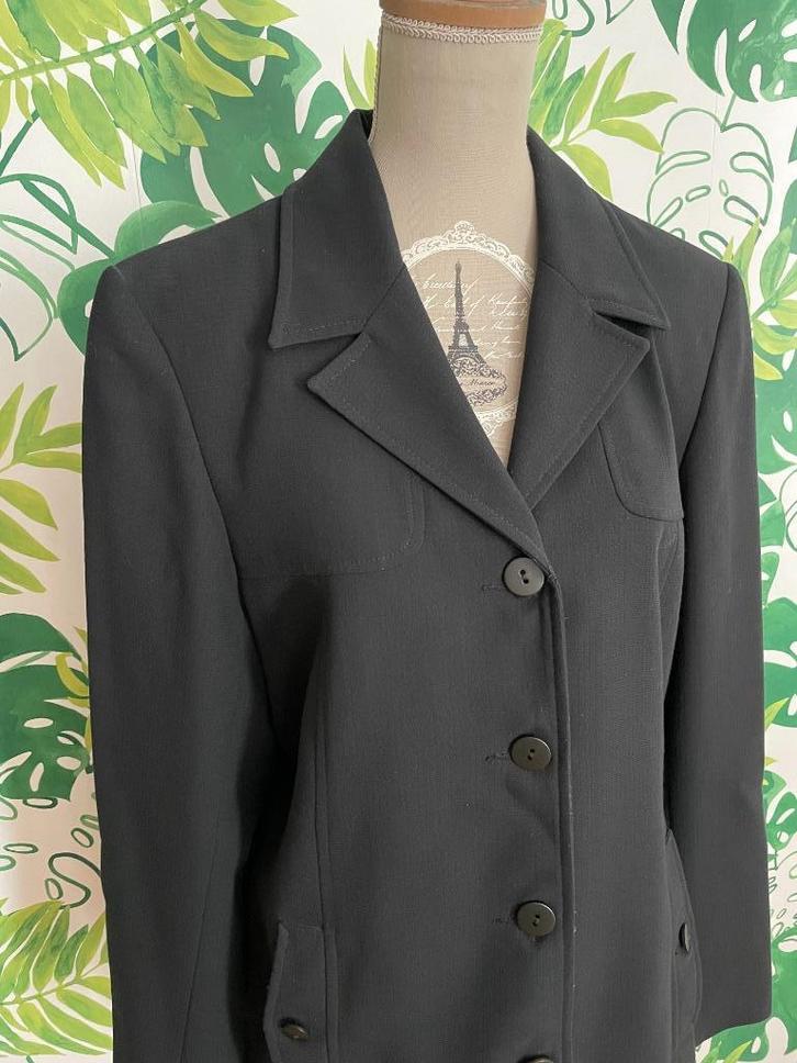 Zwart jasje Square N4 - 40, Kleding | Dames, Jasjes, Kostuums en Pakken, Zo goed als nieuw, Jasje, Maat 38/40 (M), Zwart, Ophalen of Verzenden