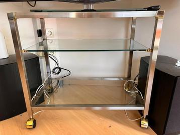 Serveertafel goud accent beschikbaar voor biedingen