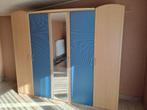 Kleerkast, bed met 2 lattenbodems, Huis en Inrichting, Slaapkamer | Bedden, Ophalen, Gebruikt