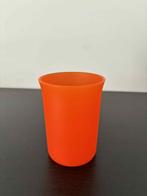 Gobelet orange 10x7cm, Ophalen of Verzenden, Gebruikt, Overige materialen, Kom(men)