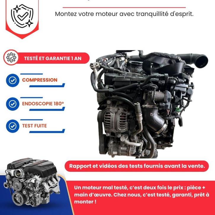 Audi A3 TT/VW Volkswagen Golf 6 GTI Tiguan-motor, Auto-onderdelen, Motor en Toebehoren, Audi, Seat, Volkswagen, Nieuw, Ophalen of Verzenden
