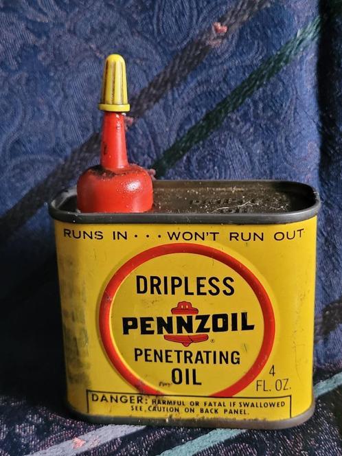 ancienne burette huile publicitaire pennzoil USA, Collections, Marques & Objets publicitaires, Utilisé, Autres types, Enlèvement ou Envoi