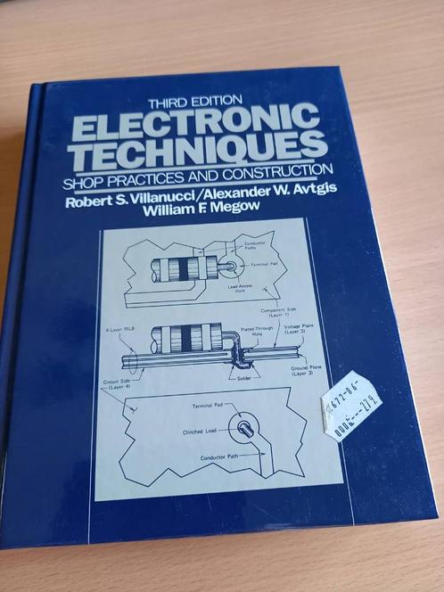 Electronic Techniques, Livres, Technique, Comme neuf, Électrotechnique, Enlèvement