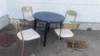 Tafel en 4 stoelen in izegem, Huis en Inrichting, Stoelen, Ophalen