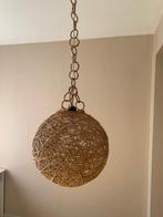 Bolvormige lampenkap, Huis en Inrichting, Lampen | Lampenkappen, Ophalen, Gebruikt, Bruin, Klassiek