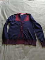 gilet tricoté, Taille 38/40 (M), Bleu, Porté, Pull ou Veste