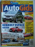 AutoGids 929 Renault Espace Mazda CX-3 Alfa 4C Spider F-Type, Boeken, Auto's | Folders en Tijdschriften, Gelezen, Algemeen, Verzenden