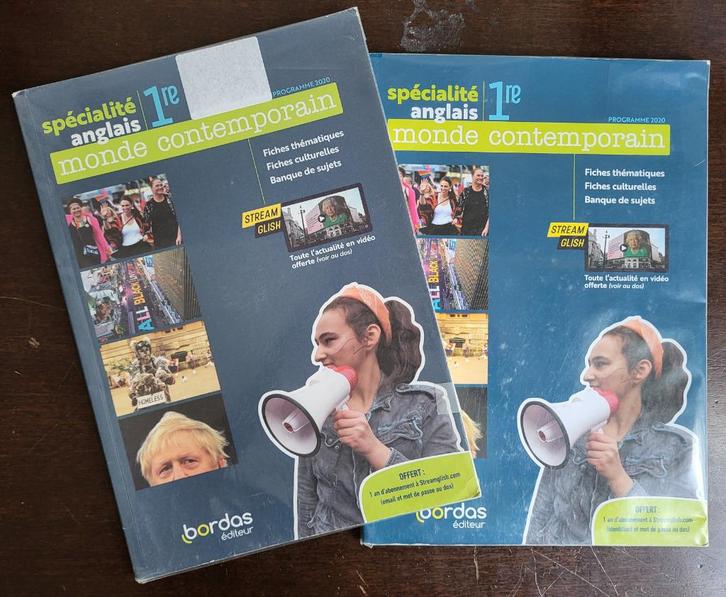 Anglais 1re Spécialité Monde contemporain. Cahier élève, Boeken, Schoolboeken, Zo goed als nieuw, Engels, ASO, Ophalen