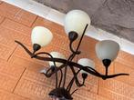 Landelijke lamp, Huis en Inrichting, Lampen | Hanglampen, Ophalen, Gebruikt, Minder dan 50 cm, Glas