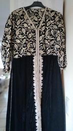 robe marocaine caftan en velours / noir taille 40 - 42, Taille 42/44 (L), Robe de gala, Enlèvement ou Envoi, Caftani
