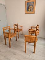 4  Brutalist stoelen, Huis en Inrichting, Ophalen of Verzenden