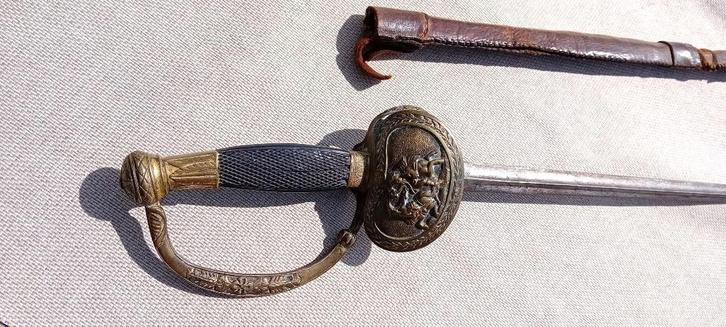 Exclusieve Franse sabel ca 1800-1830 met mooie graveringen., Verzamelen, Militaria | Algemeen, Landmacht, Zwaard of Sabel, Ophalen of Verzenden