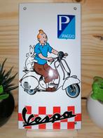 Plaque émaillée Tintin, Collections, Enlèvement ou Envoi, Panneau publicitaire, Neuf