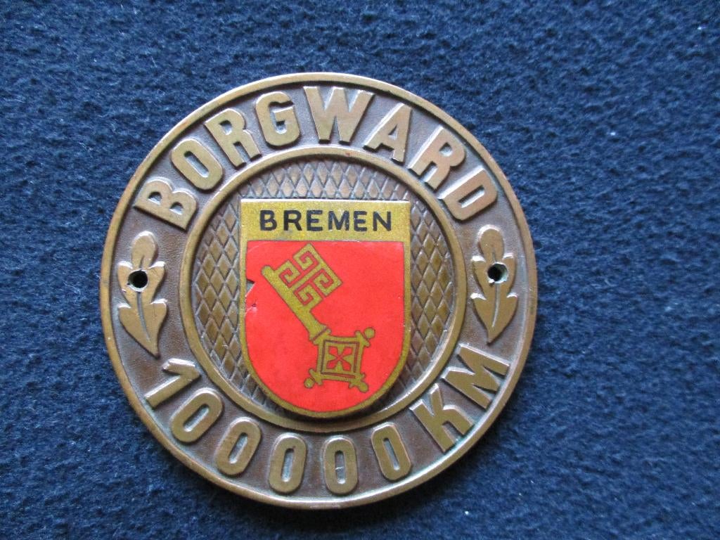 Borgward Bremen  - 100000 Km embleem, Auto's, Oldtimers, Particulier, Overige merken, Ophalen