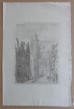 HENDRIK (RIK) SCHAEFFELS / LOT 2 WERKEN / ZW-W ETS / 50x33cm, Antiek en Kunst, Kunst | Etsen en Gravures, Ophalen of Verzenden