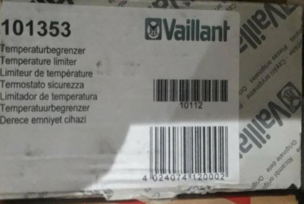 VAILLANT - Limiteur de température Réf. 101353