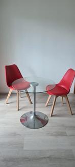 Table + 2 chaises, Maison & Meubles, Chaises, Comme neuf