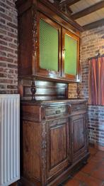 Massieve eiken landelijke kast / buffetkast, Antiek en Kunst, Antiek | Meubels | Kasten, Ophalen