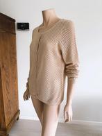 Talking French cardigan – Maat XL – subtiel glanzend, Talking French, Verzenden, Beige, Maat 42/44 (L)