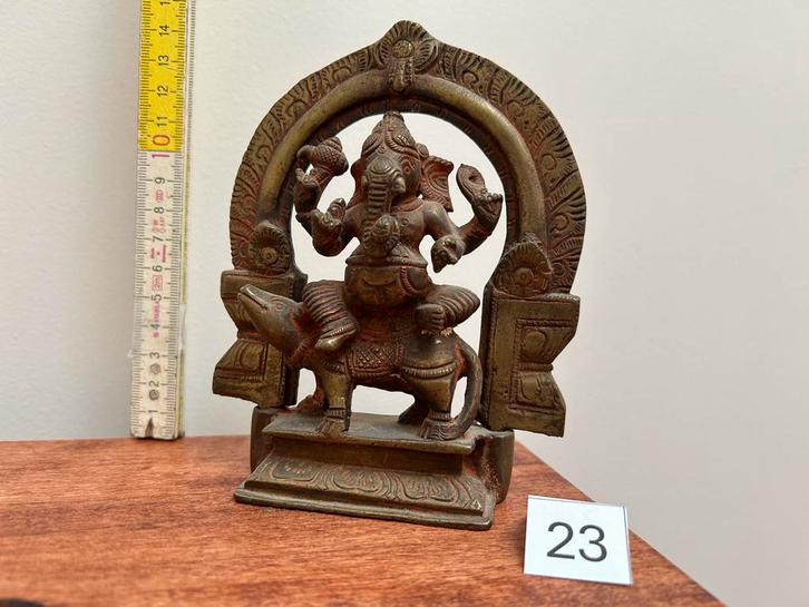 Ganesh - statue en bronze - 23, Antiquités & Art, Art | Art non-occidental, Enlèvement ou Envoi