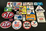 VINTAGE STICKERS,WOLF,ESSO,ELF,STP, ENZ….’, Ophalen, Zo goed als nieuw, Merk