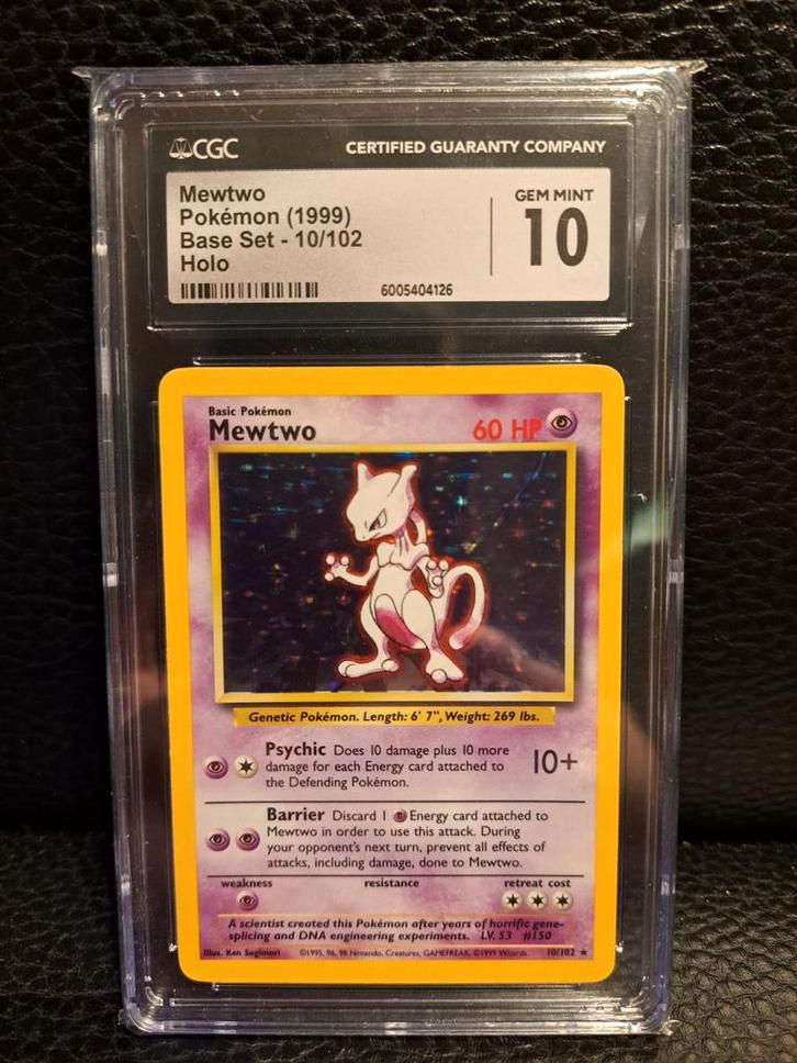 CGC10 mewtwo, Hobby en Vrije tijd, Verzamelkaartspellen | Pokémon, Ophalen of Verzenden