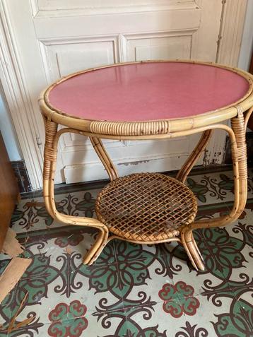 Bamboo retro salontable beschikbaar voor biedingen